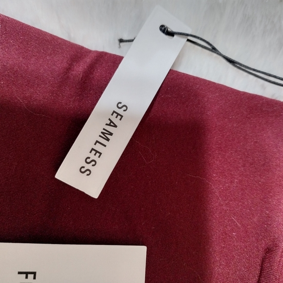 3 piece Forever 21 Bodysuits/ Apple Green-Burgundy-Copper Brown/ SZ M and L/ NWT - Picture 6 of 11